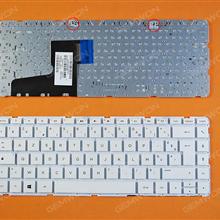 HP Pavilion 14-N WHITE(Without FRAME,Without Foil,For Win8) FR 9Z.N9GPQ.B0F Laptop Keyboard (OEM-B)