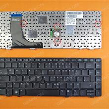 HP ProBook 6360B BLACK FRAME BLACK(WITH POINT STICK,VERSION1) GR 90.4KT07.L0G Laptop Keyboard (OEM-B)