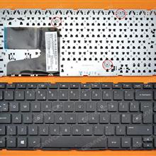 HP Pavilion 14-E BLACK(Without FRAME,Without Foil,With 3 screws, For Win8) UK N/A Laptop Keyboard (OEM-B)