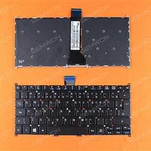 ACER V5-122P BLACK(For Win8,Without FRAME,Backlit) BR NSK-R71BW Laptop Keyboard (OEM-B)