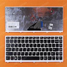 LENOVO U310 WHITE FRAME BLACK US 25204799  MP-11K93US-6863 Laptop Keyboard (OEM-B)