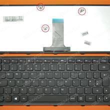 LENOVO flex 14 G400S  BLACK FRAME BLACK (For Win8) UK 25211141 Laptop Keyboard (OEM-B)