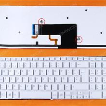 SONY SVF 15 WHITE With Backlit Board (Without FRAME, Pulled, Good condition,For Win8) SP V141806BK1 149241071 S13513000533 Laptop Keyboard (OEM-B)