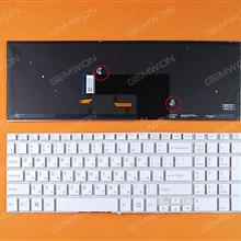 SONY SVF 15 WHITE With Backlit Board (Without FRAME, Pulled, Good condition,For Win8) RU 9Z.NAEBQ.10R 149240961 D13604013414 Laptop Keyboard (OEM-B)