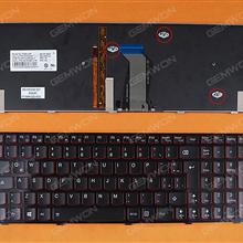 LENOVO Y500 BLACK FRAME BLACK(Redside,Backlit,For Win8) LA 25205415  MP-12B56LAJ686 Laptop Keyboard (OEM-B)