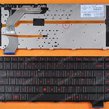 HP ENVY 14 BLACK FRAME BLACK(Backlit,Red Printing) UK N/A Laptop Keyboard (OEM-B)