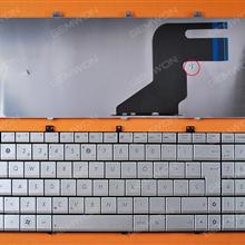 ASUS N75 SILVER SP N/A Laptop Keyboard (OEM-B)