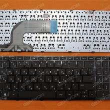 HP 350 G1 355 G2 GLOSSY FRAME BLACK (Win 8) RU N/A Laptop Keyboard (OEM-B)