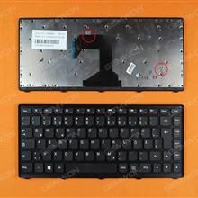 LENOVO S400 BLACK FRAME BLACK(Win8) GR 25208667   V127920JK2 Laptop Keyboard (OEM-B)