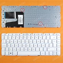 HP Pavilion 14-E WHITE(Without FRAME,Without Foil,With 3 screws ,For Win8) LA 9Z.N9GPQ.A1E Laptop Keyboard (OEM-B)