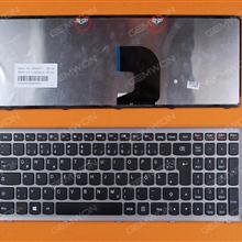 LENOVO Z500 SILVER FRAME BLACK(Win8) GR N/A Laptop Keyboard (OEM-B)