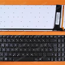 ASUS N56 N56V U500VZ N76 N76VM N76VJ BLACK(With foil,Without FRAME,Backlit) GR N/A Laptop Keyboard (OEM-B)