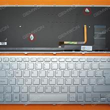 SONY SVF14N Series SILVER FRAME SILVER (With Backlit Board For Win8) LA 9Z.NABBQ.51E SK5BQ Laptop Keyboard (OEM-B)