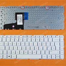 HP Pavilion 14-N WHITE(Without FRAME,Without Foil,For Win8) UK 9Z.N9GPQ.B0U Laptop Keyboard (OEM-B)