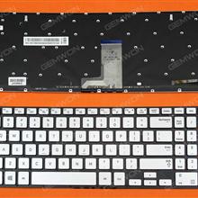 SAMSUNG 770Z5E NP770Z5E 880Z5E NP880Z5E SILVER Backlit(For Win8) US CNBA5903664ADN4R37K1282 Laptop Keyboard (OEM-B)
