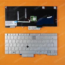 HP 2760P SILVER(With Point stick) FR MP-09B66F064421 Laptop Keyboard (OEM-B)
