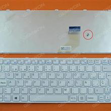 SONY SVE 11 SILVER FRAME WHITE Win8 SP N/A Laptop Keyboard (OEM-B)