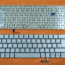 ACER Aspire S7-391 S7-392 SILVER Backlit(Win8) GR MP-12A56D0J4422 Laptop Keyboard (OEM-B)