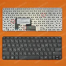 HP MINI 200-4200 BLACK(Without FRAME,Without foil)  (Compatible with MINI 210-3000 1103 110-3500 ) RU NM1 Laptop Keyboard (OEM-B)