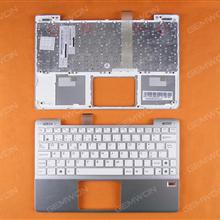 ASUS 1018P SILVER COVER +WHITE KEYBOARD (Without Touch PAD) PO N/A Laptop Keyboard (OEM-B)