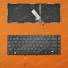 ACER V5-473G BLACK(with Backlit board,For Win8) US 9Z.N95BQ.B1D  NSK-R8BBQ  AEZQKR00010 Laptop Keyboard (OEM-B)