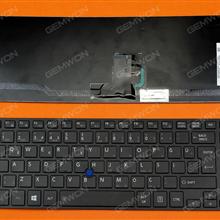 T0SHIBA Z40 BLACK FRAME BLACK(With Pointstick,For Win8) TR 9Z.NAYUN.201 NSK-V22UN Laptop Keyboard (OEM-B)