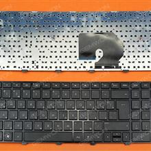 HP DV7-6000 BLACK FRAME BLACK OEM( Big Enter) RU N/A Laptop Keyboard (OEM-A)