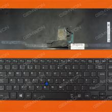 TOSHIBA Z40 BLACK FRAME BLACK(With point siick,Win8) UK N/A Laptop Keyboard (OEM-B)