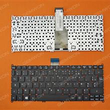 Acer S3-951 S3-391 S5-391 V5-171 Aspire One 725 756 TravelMate B1  BLACK(Frosted keycap,For Win8) FR N/A Laptop Keyboard (OEM-B)
