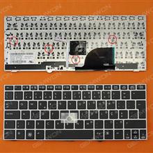 HP 2170P SILVER FRAME BLACK PO 90.4RL07.I06 Laptop Keyboard (OEM-B)