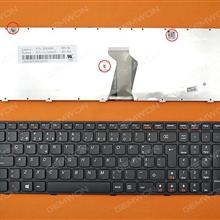 LENOVO Ideapad Z580 V580 G580 BLACK FRAME BLACK(For Win8) PO 25206695  V117020NK2 Laptop Keyboard (OEM-B)