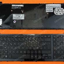 HP PROBOOK 4520S BLACK FRAME BLACK Reprint FR NSK-HN0SW  9Z.N4LSW.00F Laptop Keyboard (Reprint)