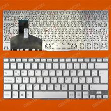 SONY SVF13 SILVER(For Win8) LA N/A Laptop Keyboard (OEM-B)
