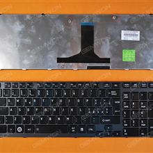 TOSHIBA Satellite P750 P755 GRAY FRAME GLOSSY IT N/A Laptop Keyboard (OEM-B)