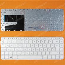 HP Pavilion 14-E WHITE FRAME WHITE (With 3 screws ,For Win8) LA 722129-161 Laptop Keyboard (OEM-B)