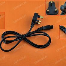 UK Plug AC Power Cord Cable For Laptop Adapter Power Cord UK