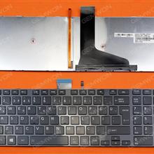 TOSHIBA S50-A S50D-A S50DT-A S50T-A S55-A S55D-A S55DT-A S55T-A GLOSSY FRAME BLACK(For Win8,Backlit) TR 9Z.N7UBU.M0T    NSK-TVMBU Laptop Keyboard (OEM-B)