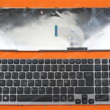 SONY SVE 15 GRAY FRAME BLACK(For Win8) FR V133846DK3 Laptop Keyboard (OEM-B)