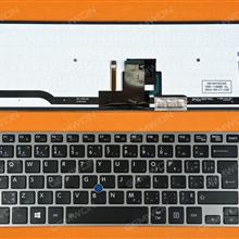 T0SHIBA Z40 GRAY FRAME BLACK(With Pointstick,Backlit,For Win8) CA/CF 4B+NAY03.001   NSK-V20BN KL Laptop Keyboard (OEM-B)