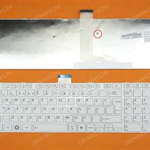 TOSHIBA L850 WHITE FRAME WHTIE TR MP-11B56YQ-9301 6037B0069818 Laptop Keyboard (OEM-B)