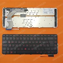 HP ENVY 14 BLACK FRAME BLACK(Backlit,Red Printing) LA N/A Laptop Keyboard (OEM-B)