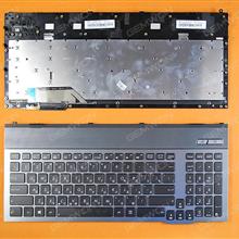 ASUS G55 GRAY FRAME BLACK With Backlit Board (For Win8) RU V132662AS2 0KNB0-B411RU00 13034000016 Laptop Keyboard (OEM-B)