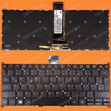 ACER V5-122P BLACK(For Win8,Without FRAME,Backlit) GR 9Z.N9RBW.10G NSK-R71BW Laptop Keyboard (OEM-B)
