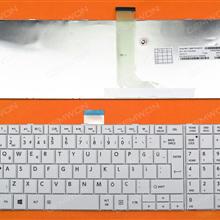TOSHIBA C850 WHITE (For Win8) TR MP-11B96TQ-5281W Laptop Keyboard (OEM-B)