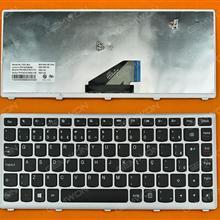 LENOVO U310 SILVER FRAME BLACK (For Win8 ) BR 25208489   9Z.N7GSQ.21B Laptop Keyboard (OEM-B)