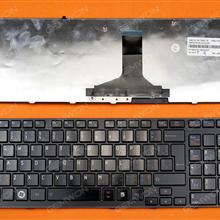 TOSHIBA P750 P750D P755 P755D Qosmio X770 X775 BLACK FRAME GLOSSY) CA/CF NSK-TQ3GC 2M 9Z.N4YGC.32M Laptop Keyboard (OEM-B)