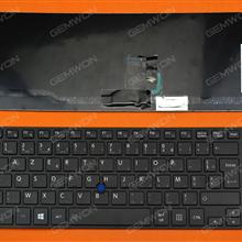 TOSHIBA Z40 BLACK  FRAME BLACK (With Point stick,Win8) FR 9Z.NAYUN.00F V20UN Laptop Keyboard (OEM-B)