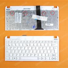 ASUS 1015PE WHITE COVER +WHITE KEYBOARD SP N/A Laptop Keyboard (OEM-B)