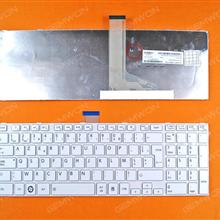 TOSHIBA L850 WHITE FRAME WHITE FR MP-11B56F0-5281 Laptop Keyboard (OEM-B)