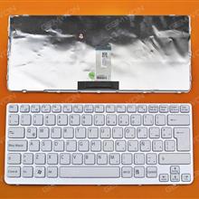 SONY SVE14 WHITE FRAME WHITE LA N/A Laptop Keyboard (OEM-B)